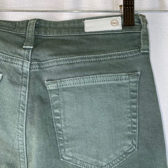 AG Isabelle Button Up High Rise Jeans Size 25 in Green 🆕 Retail $215!!! - Picture 13 of 15